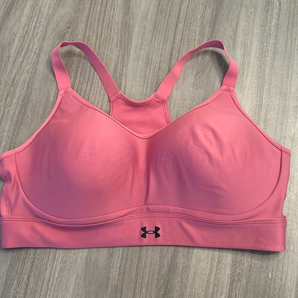 Under Armour sports bra pink